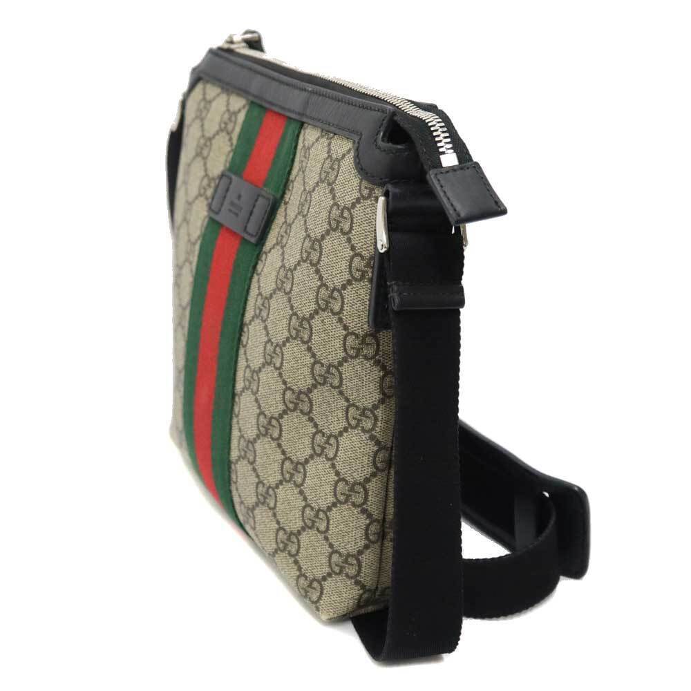 Gucci Monogram GG Line Sherry Messenger Bag Supreme Bag Shoulder Web